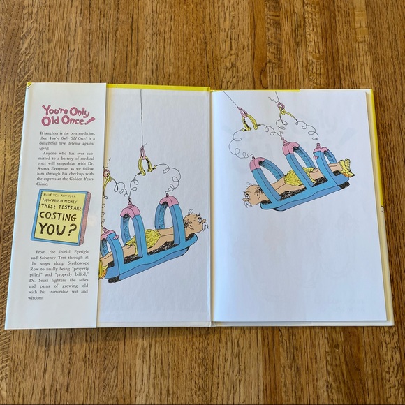 You're Only Old Once by Dr. Seuss 1986 Random House In Dust Jacket - Picture 2 of 8